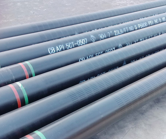 Slotted pipes
