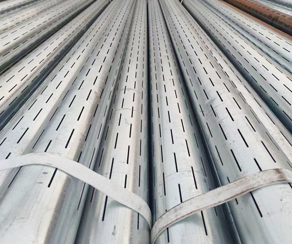 Slotted pipes