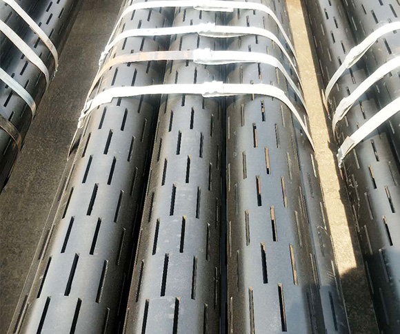 Slotted pipes