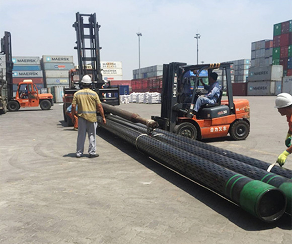 Slotted pipes