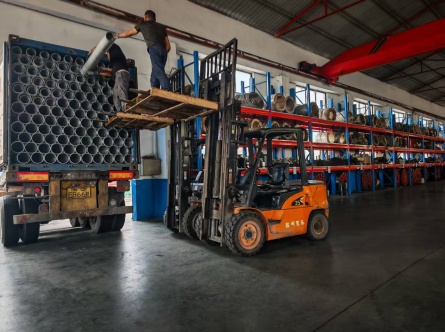 The Galvanized Deep Water Well Screens are sent to the port!
